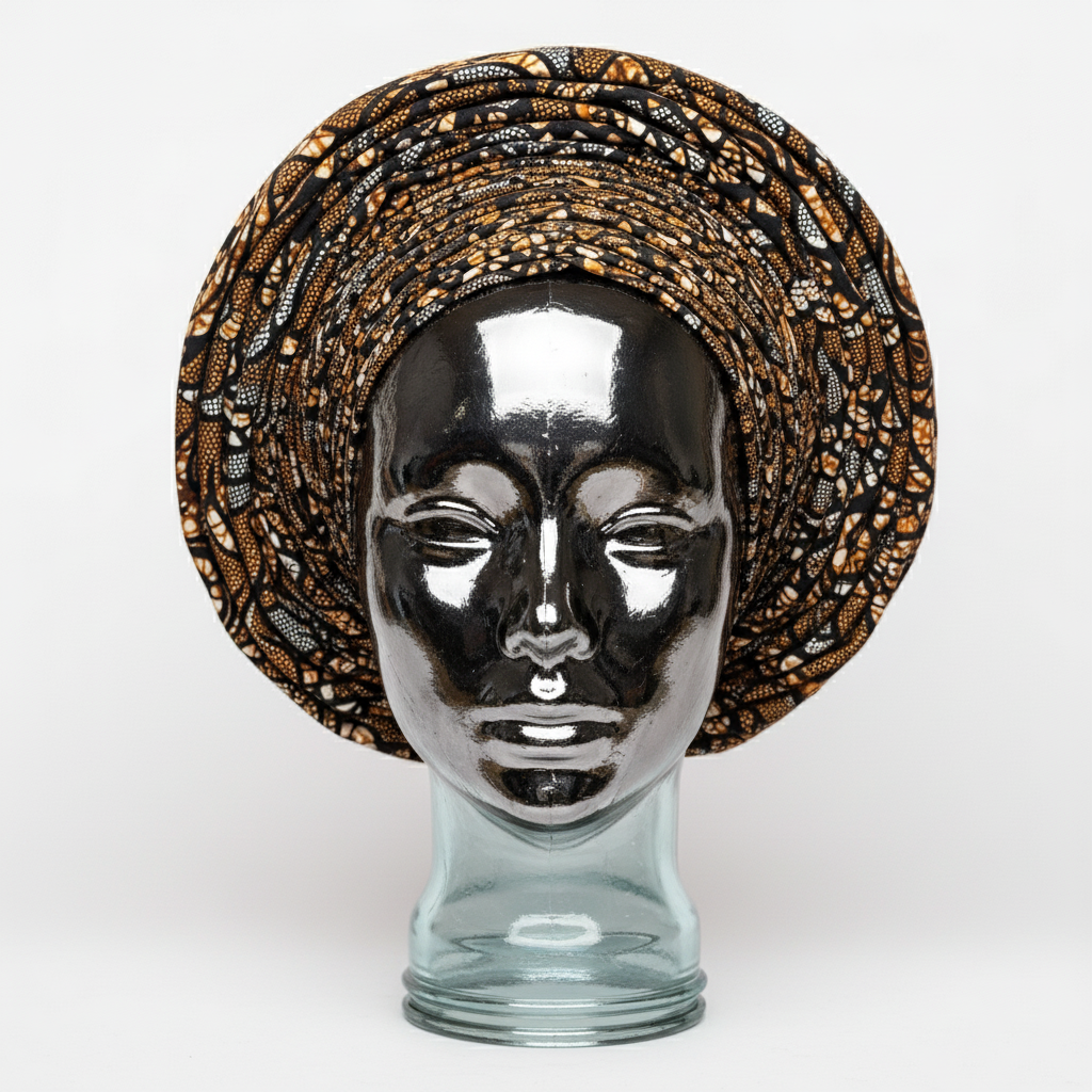Bronze Elegance Gele view 3