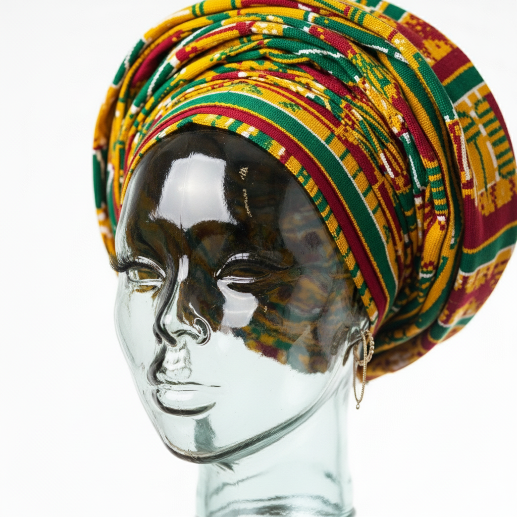 Kente Pride Gele view 3